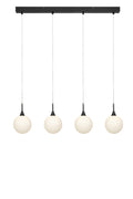 QUATTRO XL Pendant 4L Black/White