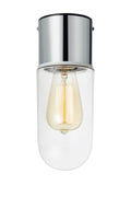 ZEN Ceiling 1L Chrome/Clear IP44