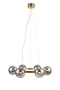 CIRCLE Pendant 6L Gold/Smoke