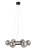 CIRCLE Pendant 6L Black/Smoke