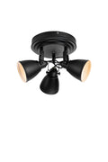 FJÄLLBACKA Ceiling 3L Black IP44