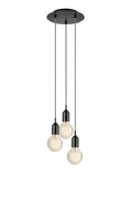 BRONX Pendant 3L Round Black