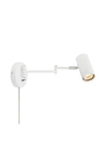 COSTILLA Wall Swing Arm 1L White/Satin Nickel