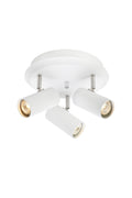 COSTILLA Ceiling Round 3L White/Satin Nickel