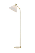 MIRA Floor 1L Brushed Brass/White