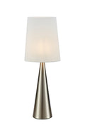 CONUS Table 1L Satin Nickel/Offwhite
