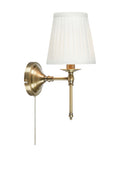 MANOR Wall 1L White/Antique Brass