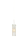 TIBIA Pendant 1L Frosted/Satin Nickel