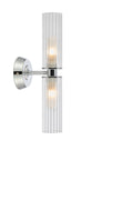 RIMINI Wall 2L Clear/Chrome 