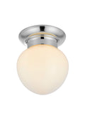 RONDA Ceiling 1L White/Chrome IP44