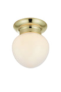 RONDA Ceiling 1L White/Brass IP44