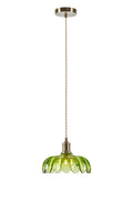 KURAGE Pendant 1L Antique Brass/Green