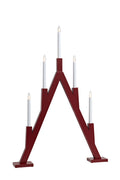 BJURFORS 5 Candlestick Wood E10 Red 