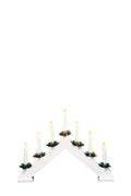 OLA Wooden Candle Stick 7L White 