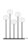 LEVELS Candlestick 5L Chrome/Clear