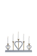 MELISSA Candlestick 5L Grey/Antique