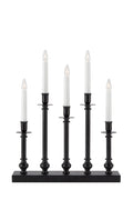 FRATELLO Candlestick 5L Black 