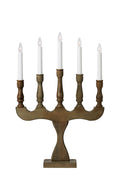 SVANEHOLM Candlestick 5L Stained Grey