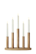 MILO Candlestick 5L Stained Brown