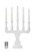 RYDBOHOLM Candlestick 5L White B/O