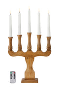 RYDBOHOLM Candlestick 5L Stained Brown B/O