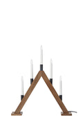 EMBER Candlestick 5L Dark Brown