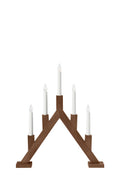 BJURFORS Candlestick 5L Dark Brown Small