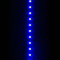 LED Strip Orion RGB LED-nauha sinisellä valolla, vaihdettavat värit ja säädettävä valaistus.