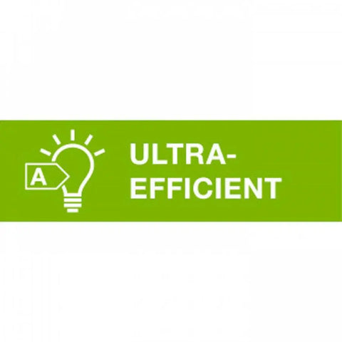 ULTRA EFFICIENT energialuokka A, symboli
