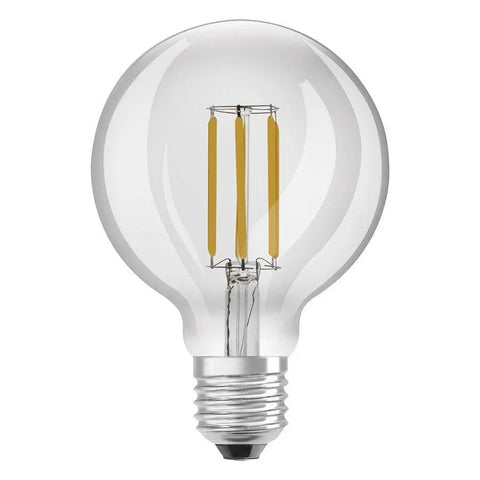OSRAM ULTRA ECONOMY LED Globe 95, kirkas, E27-kanta, LED-filamentit
