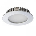 INEZ R LED-valaisin, sivuprofiili – INEZ R LED-valaisimen sivuprofiili, joka näyttää laitteen matalan upotussyvyyden, vain 1.5 cm, mikä tekee sen asentamisesta vaivatonta ahtaisiin tiloihin.