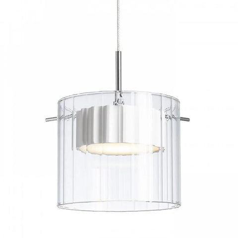 ESTRA I riippuvalaisin valkoinen kirkas lasi LED 5W 3000K - Nordic Lumen