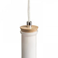 PULIRE RD riippuvalaisin, opaalilasi, puu, kromi, E14, 6W - Nordic Lumen