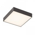 Musta LARISA SQ 30 LED-kattovalaisin, minimalistinen ja tyylikäs design.