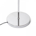 PRAGMA FLOOR lattiavalaisin, musta/kromi, E27 - Nordic Lumen