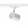 CADENZA 3-vaihekiskovalaisin valkoisella kiskolla, himmennettävä LED GU10 10W, moderni kohdevalaistus.