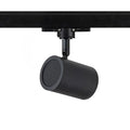CADENZA 3-vaihekiskovalaisin mustalla kiskolla, himmennettävä LED GU10 10W, moderni spottivalaistus.