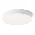 LARISA R 40 LED-kattovalaisin valkoisella kehällä - Kuvassa valkoinen LARISA R 40 LED-kattovalaisin, jossa on selkeä ja yksinkertainen muotoilu.