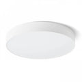 LARISA R 40 katto valkoinen LED-valaisin minimalistisella muotoilulla - Kuvassa valkoinen LED-kattovalaisin LARISA R 40, joka sopii moderniin sisustukseen.