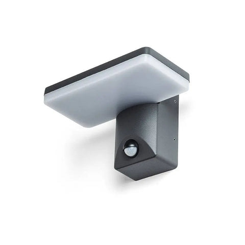 RINA PIR LED-ulkoseinävalaisin, 12W, liiketunnistin, IP65 - Nordic Lumen