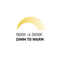 OWEN DIMM Upotettava Valaisin – Valkoinen/Musta, LED 7W, IP54 - Nordic Lumen