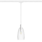 BELLINI 3-vaihekiskovalaisin valkoisella kirkkaalla lasivarjostimella, LED E14, 15W