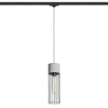 BURTON 3-vaihekiskovalaisin, teollinen betoni/musta design - LED E27 11W, valkoinen tausta