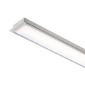 Tyylikäs LED-profiili alumiinista, upotettava malli, täydellinen moderniin valaistukseen LED-nauhoilla.