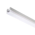 Tyylikäs LED-profiili D, pinta-asennettava malli alumiinirungolla, helppo asennus LED-nauhoille.