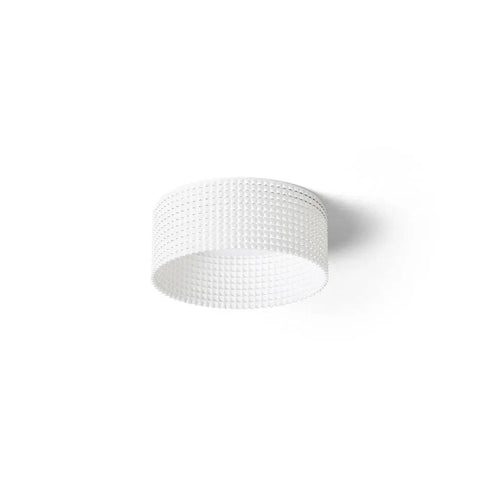Valkoinen pyöreä upotettava LED-valaisin ympäristöystävällisestä PLA-materiaalista