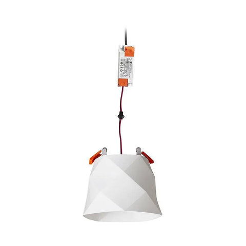 3D-tulostettu PLA-varjostin ja LED-ohjain MARENGA RC1 98 valaisimelle