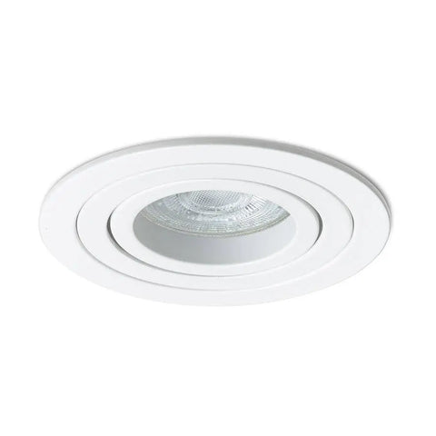 PASADENA GU10 upotettava kallistettava valaisin, harjattu alumiini, GU10 LED 7W - Nordic Lumen