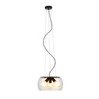 AMANDA riippuvalaisin kirkas lasi 230V LED E27 3x15W - Nordic Lumen