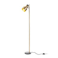 DIVINA LATTIA lattiavalaisin, messinki ja musta marmori, E27 LED, 5W, 230V, sopii PARATHOM RETRO LED E27:lle .
